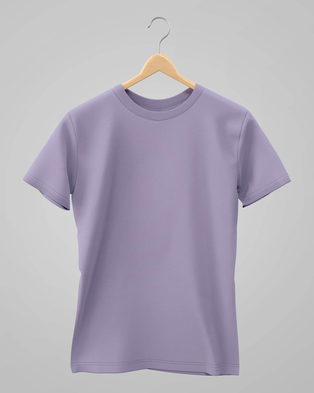 Plain Classic T-Shirt | For Man & Woman | Lavender - Avaiya Clothings