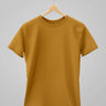 Plain Classic T-Shirt | For Man & Woman | Mustard Yellow - Avaiya Store