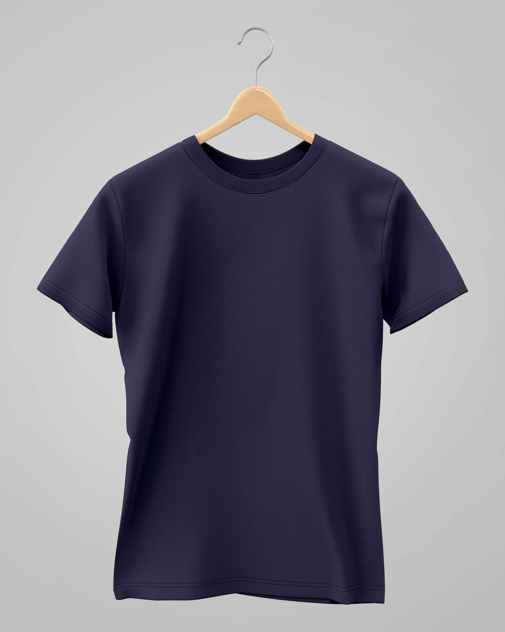 Plain Classic T-Shirt | For Man & Woman | Navi Blue - Avaiya Store
