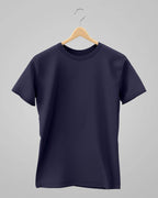 Plain Classic T-Shirt | For Man & Woman | Navi Blue - Avaiya Store