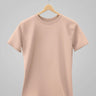 Plain Classic T-Shirt | For Man & Woman | Peach - Avaiya Store