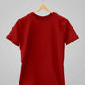Plain Classic T-Shirt | For Man & Woman | Red - Avaiya Store