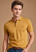 Classic Polo T-Shirts | Mustard Yellow - Avaiya Clothings