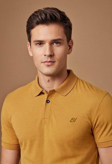 Classic Polo T-Shirts | Mustard Yellow - Avaiya Store