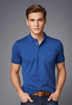 Classic Polo T-Shirts | Royal Blue - Avaiya Clothings