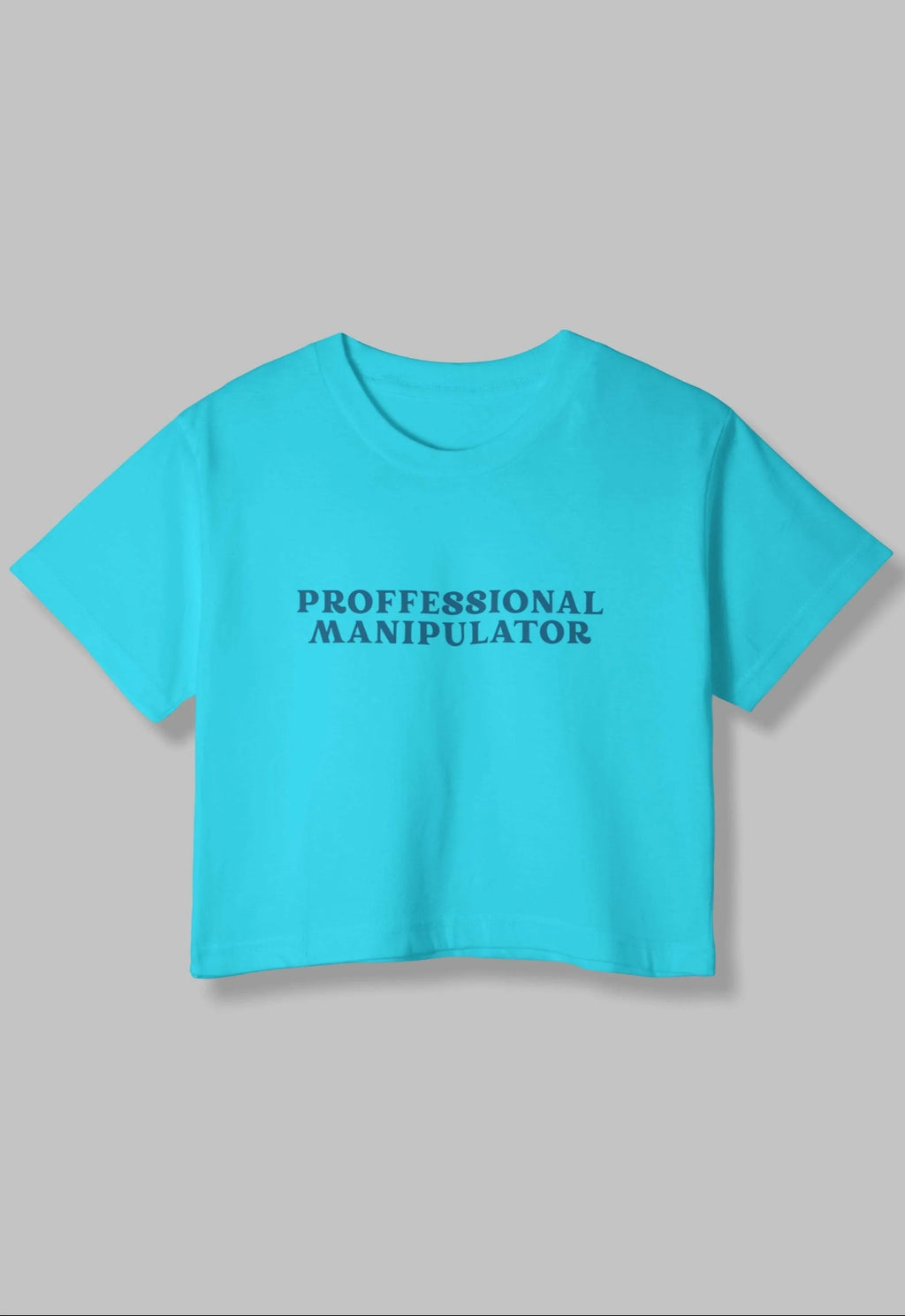 Professional Manipulator | Women Crop Top | SkyBlue - Avaiya Store