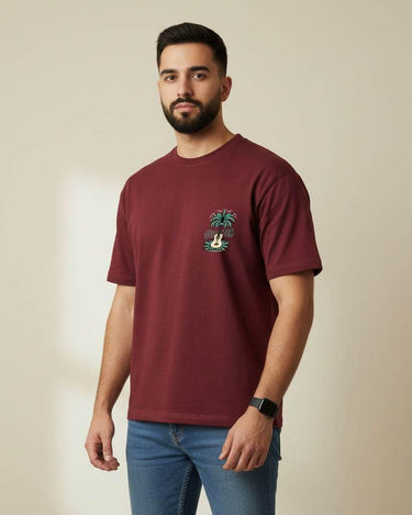 Summer Guitar Oversized T-Shirt | Premium Quality by Avaiya | Unisex - Avaiya Store