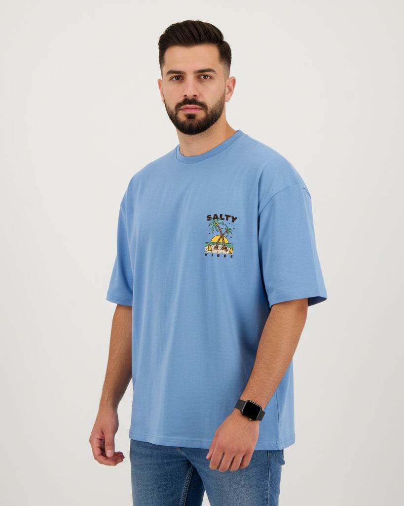 Salty Vibes Oversized T-Shirt | Premium Quality by Avaiya | Unisex - Avaiya Clothings
