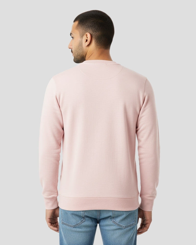 Plain Light Baby Pink Sweatshirt | For Man & Woman