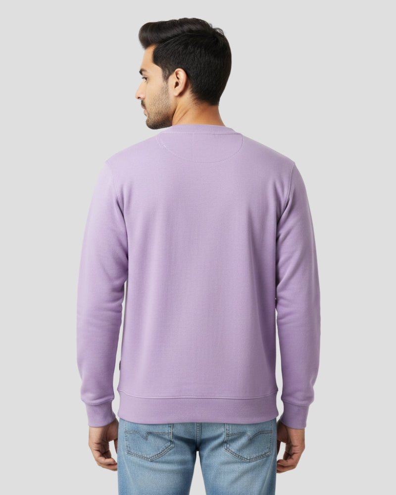 Plain Lavender Sweatshirt | For Man & Woman