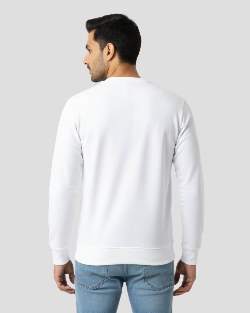 Plain White Sweatshirt | For Man & Woman