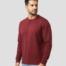 Plain Maroon Sweatshirt | For Man & Woman - Avaiya Store
