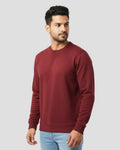 Plain Maroon Sweatshirt | For Man & Woman - Avaiya Store