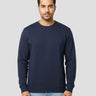 Plain Navy Blue Sweatshirt | For Man & Woman - Avaiya Store