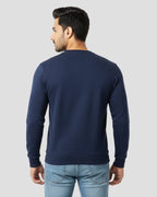 Plain Navy Blue Sweatshirt | For Man & Woman