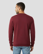 Plain Maroon Sweatshirt | For Man & Woman - Avaiya Store