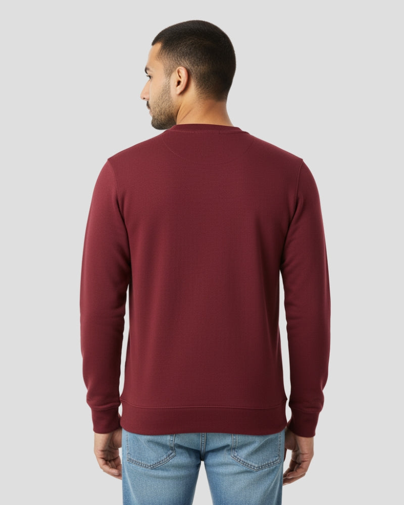 Plain Maroon Sweatshirt | For Man & Woman