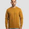 Plain Mustard Yellow Sweatshirt | For Man & Woman - Avaiya Store