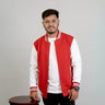 Plain Varsity Jacket | For Man And Woman | Red - Avaiya Store