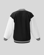 Plain Varsity Jacket | For Man And Woman | Black - Avaiya Clothings