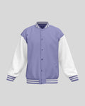 Plain Varsity Jacket | For Man And Woman | Lavender - Avaiya Store