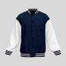 Plain Varsity Jacket | For Man And Woman | Navy Blue - Avaiya Store