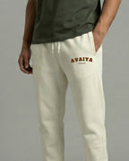 Avaiya's Off-White Sweatpants For Both Man & Women | OW2 | Loose-fit