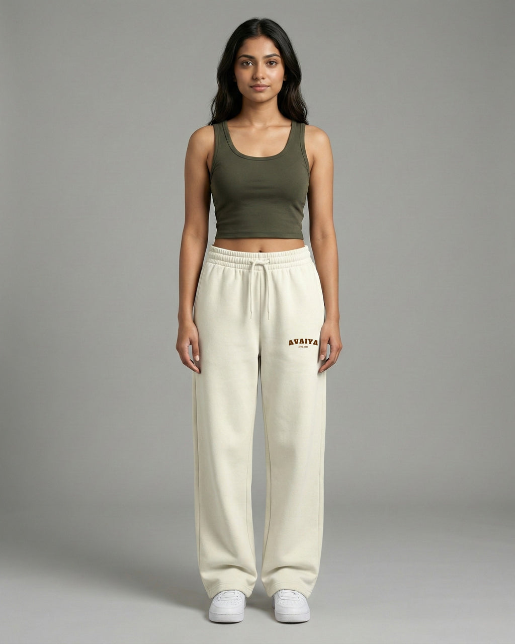 Avaiya's Off-White Sweatpants For Both Man & Women | OW2 | Loose-fit