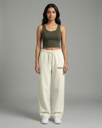 Avaiya's Off-White Sweatpants For Both Man & Women | OW2 | Loose-fit