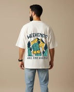 Weekends Oversized T-Shirt | Premium Quality by AvaiYa | Unisex - Avaiya Clothings