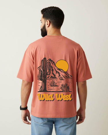 Wild West Oversized T-Shirt | Premium Quality by Avaiya | Unisex - Avaiya Store